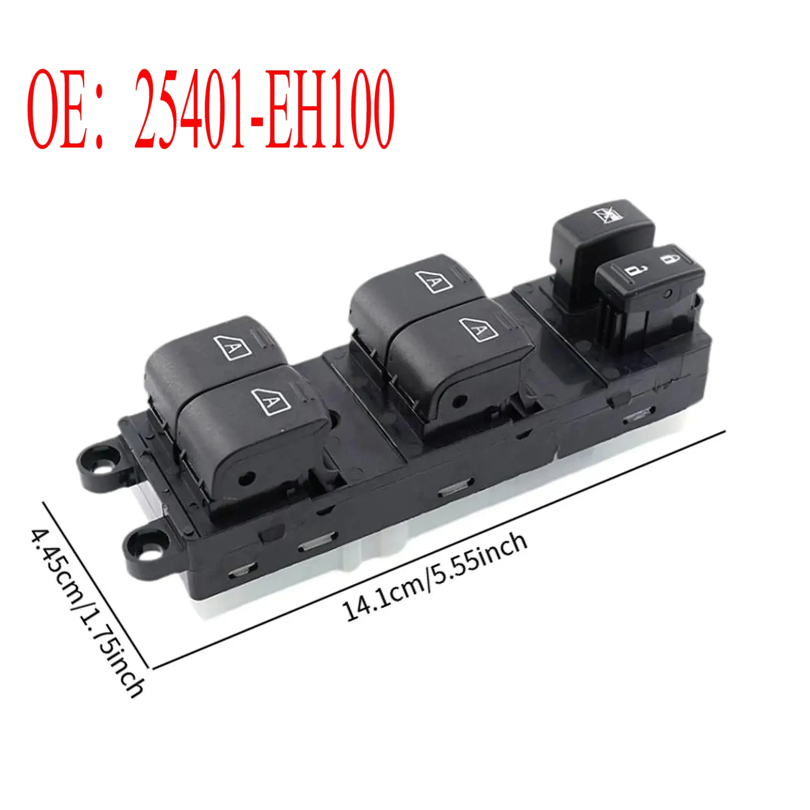 

For Infiniti M25 M35 M45 2006 2007 2008 2009-2013 25401-EH100 Driver Side Electric Power Window Master Control Switch Button
