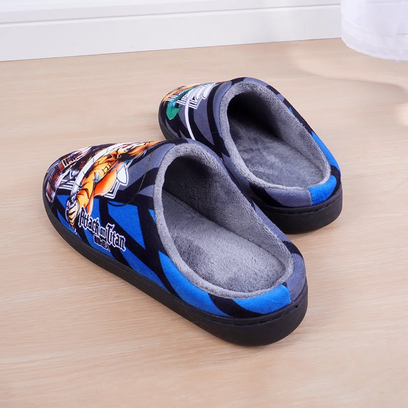 Anime Winter Home Slippers MHA DN FA CG SG Men Women Slippers Japanese Cartoon Slipper