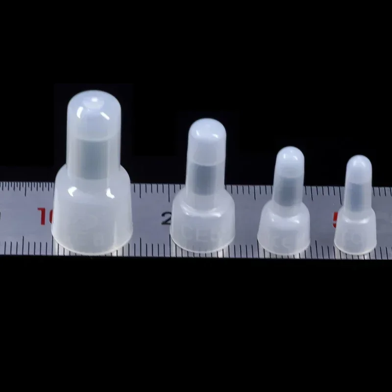 10 ~ 1000 قطعة CE-1 CE-2 CE-5 CE-8 CEType سلك محطة خط الضغط Nylon66 مغلقة نهاية قبعات موصل سيارة الصوت كابل تجعيد لصق
