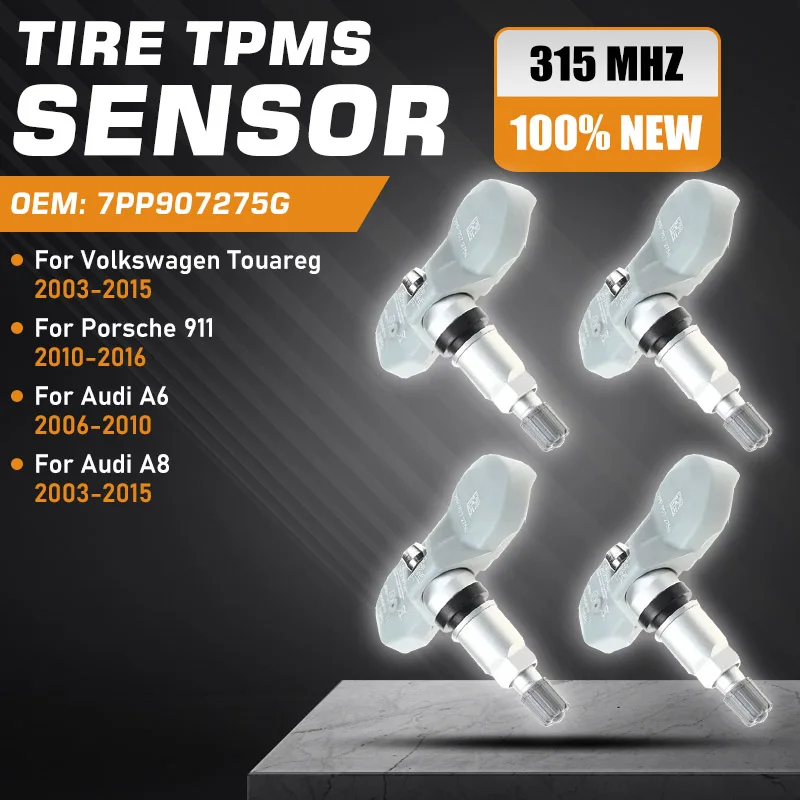 

TPMS Sensor For Volkswagen Touareg Audi A8 D4 D3 2003-2015 Tire Pressure Sensor Porsche 911 991 2010-2016 Audi A6 C6 2006-2010