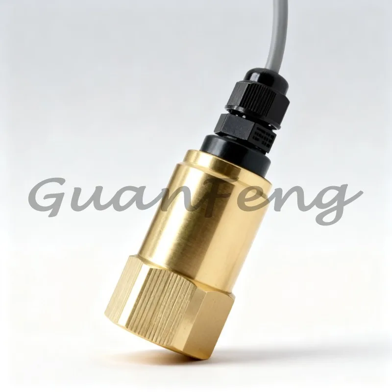 UNF7/16-20 Thread AC Pressure Transmitter, 4-20mA Signal Output Pressure Sensor for Air Conditioning