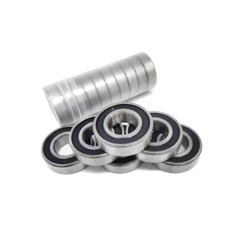 High Speed 6201 2RS Skateboard Bearings Chrome Steel 12x32x10mm for Longboard Sander 10Pcs Skateboard Parts