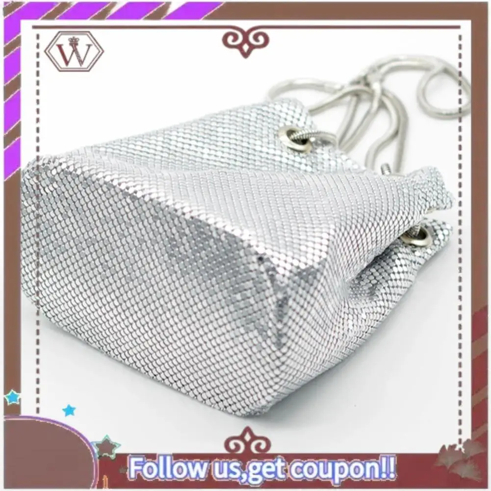 

A95D-Fashion Women Bucket Shoulder Bag With Sequin Party Handbags Clutches