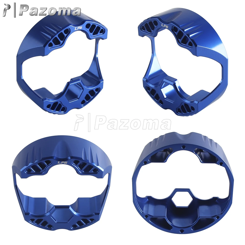 PAZOMA Front Headlamp Housing Cover Fit For Baja Design LP6 Pro LED Auxiliary Light Headlight Shell Head Light Covering For Dyna view 2