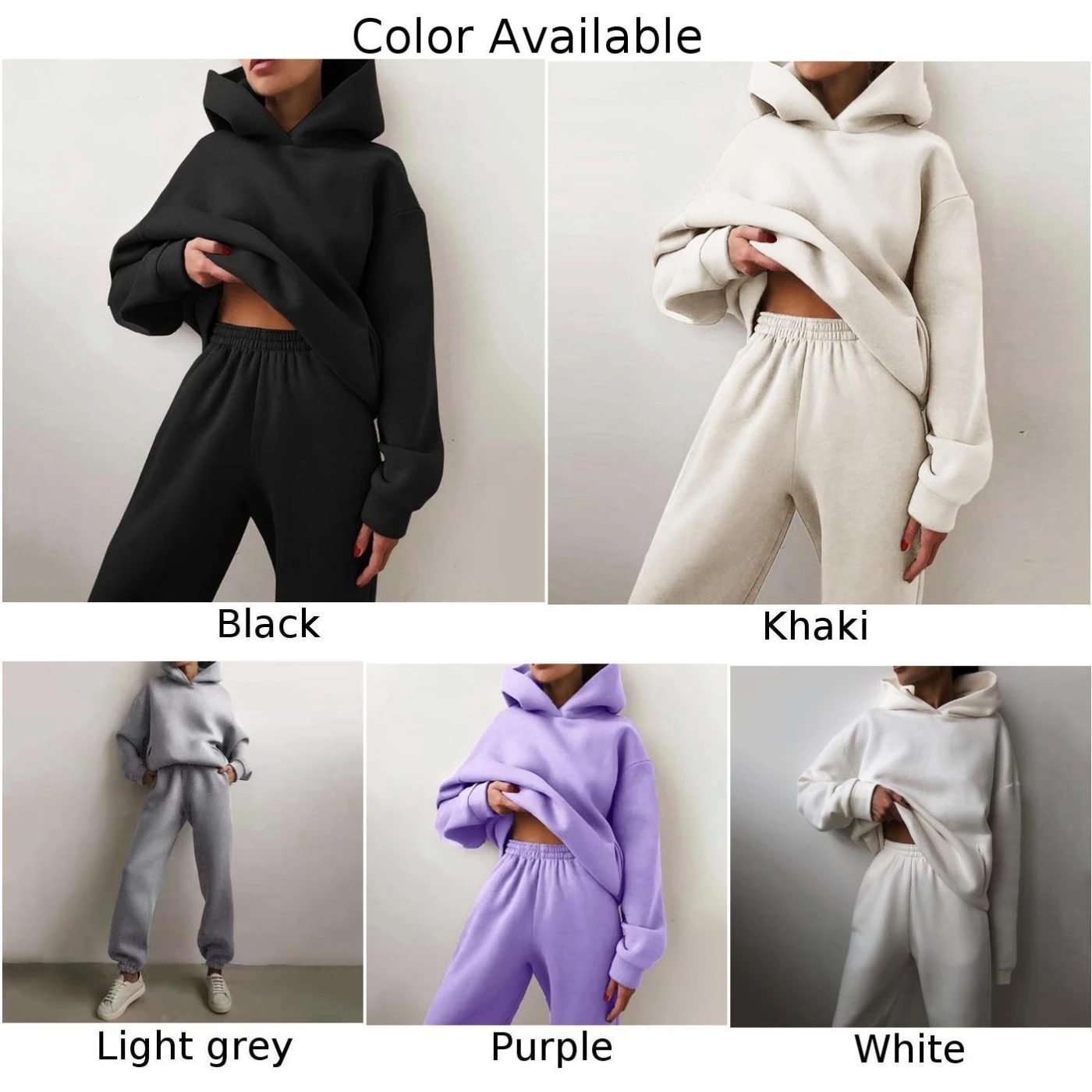 Suits 2 Piece Sets Home Autumn Hoodies Top Tracksuit Warm Winter Women Outer Jacket Outfits Sweatpants Hot New