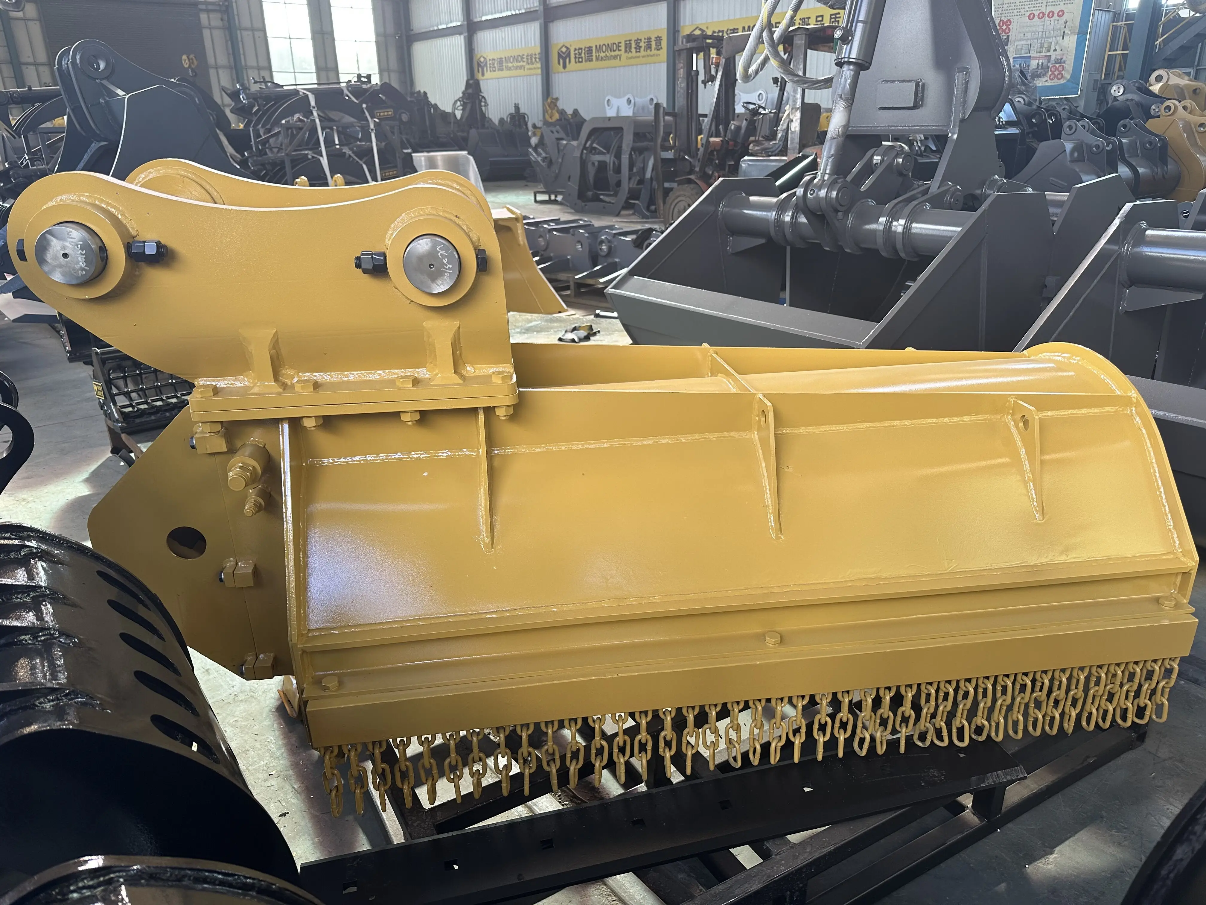 MONDE Neuer Bagger Mulcher Freischneider Holzschneider Baumbrecher Bagger Dreschmäher SBC 70 120 200