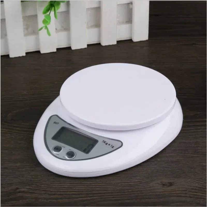 

5kg/1g Portable Digital Scale LED Electronic Scales Postal Food Balance Measuring Weight Kitchen LED Electronic Scales