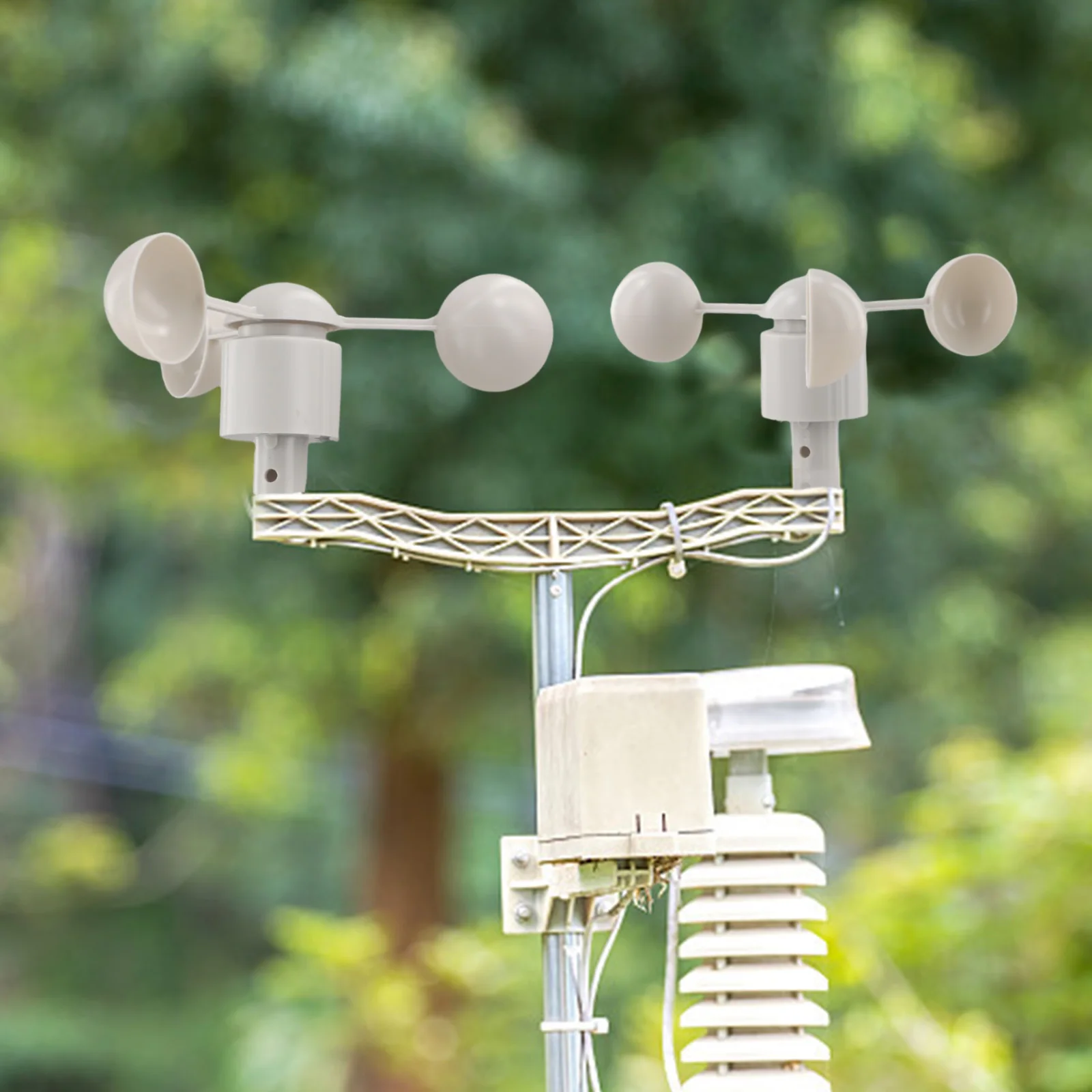 Anemometer WH-SP-WS01 For Weather Stations Measuring Instrument Meteorological Instrument Plastic   Anemometer