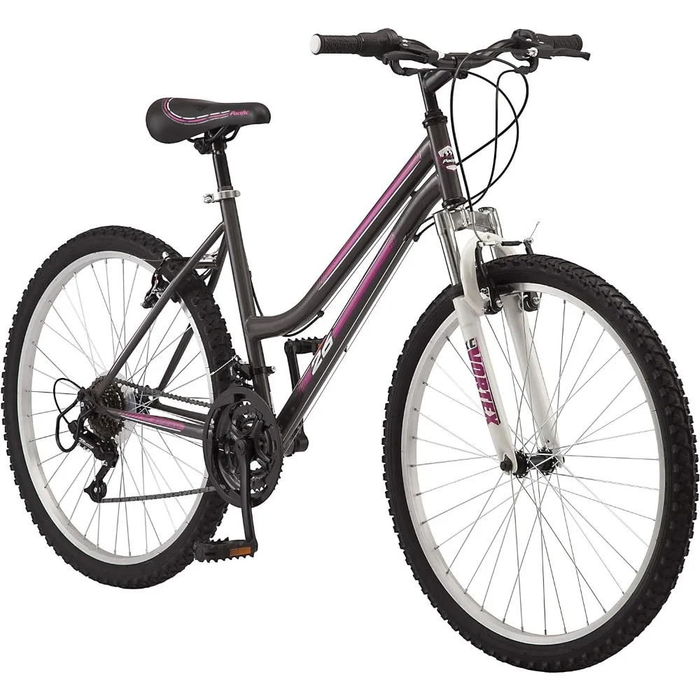 

Mountain Sport Bike for Adult Youth Men Women, 26-Inch Wheels, 18-Speed Twist Shifters, Linear Pull Brake, Front Suspension