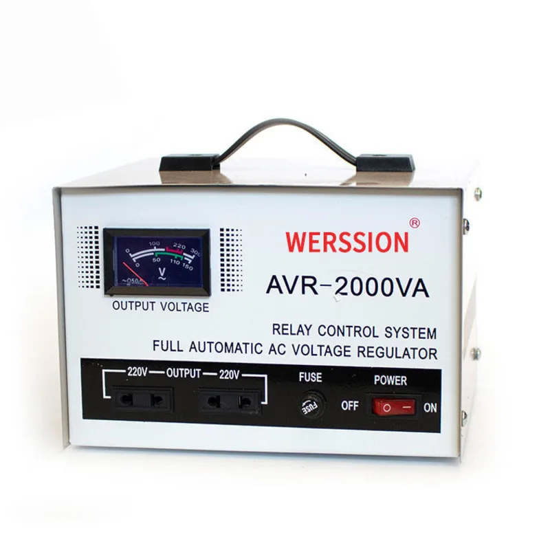 Single-Phase Voltage Stabilized Power Supply 220v For Air Conditioning Computer Automatic Voltage Regulator Digital Display