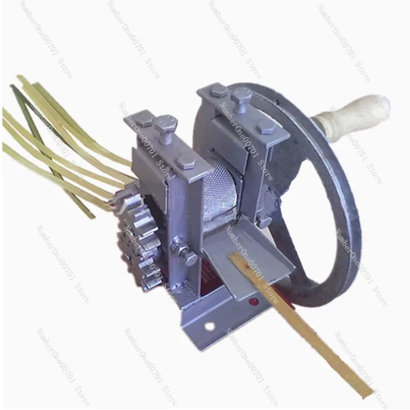 Máquina Manual para fabricar tiras de bambú, máquina de tiras con manivela, separador de virutas de bambú, abridor de tiras de bambú, procesamiento de cuerda