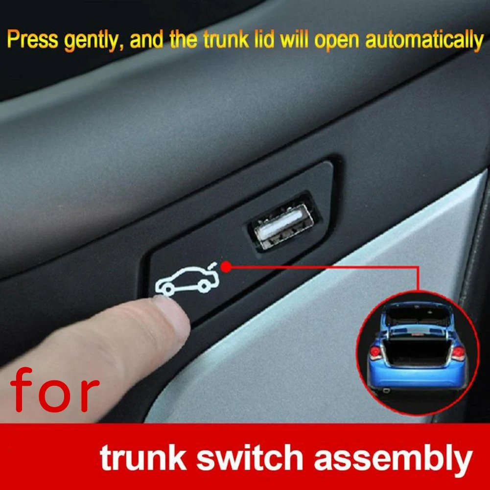 Car Trunk Switch Button with USB Port Assembly for Chevrolet Cruze 2009-2014 Rear Tailgate Open/Close Button