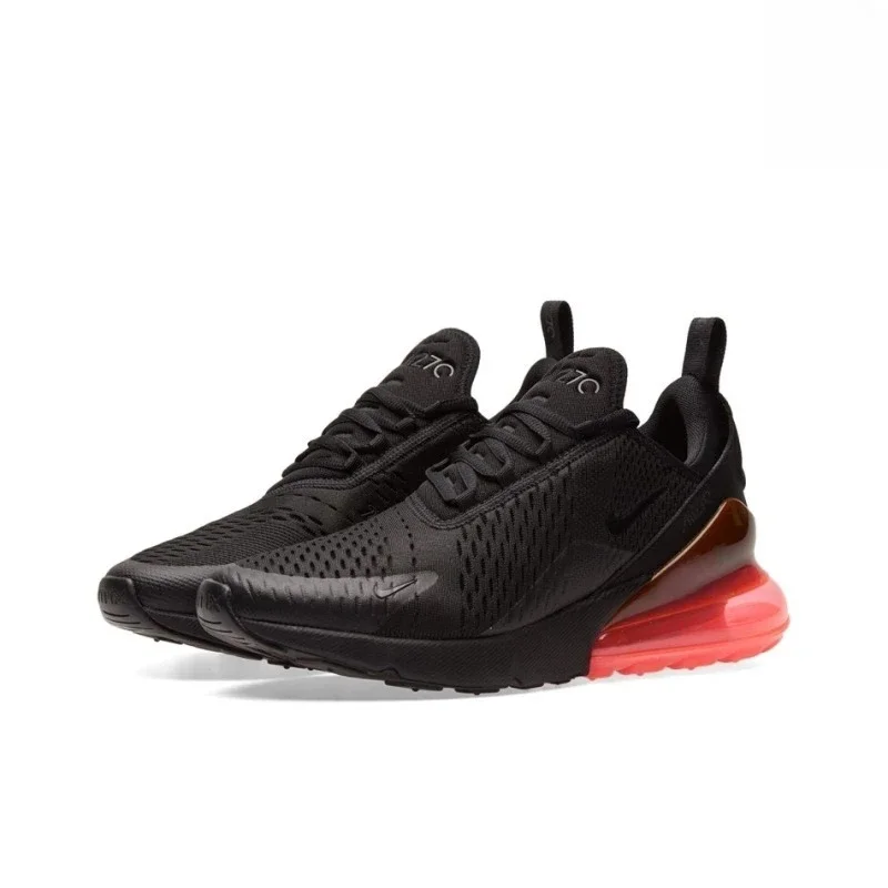 

New Nike Air Max 270 Black Red Mesh Breathable Casual Air Cushion Men Running Shoes Outdoor Sports Sneakers