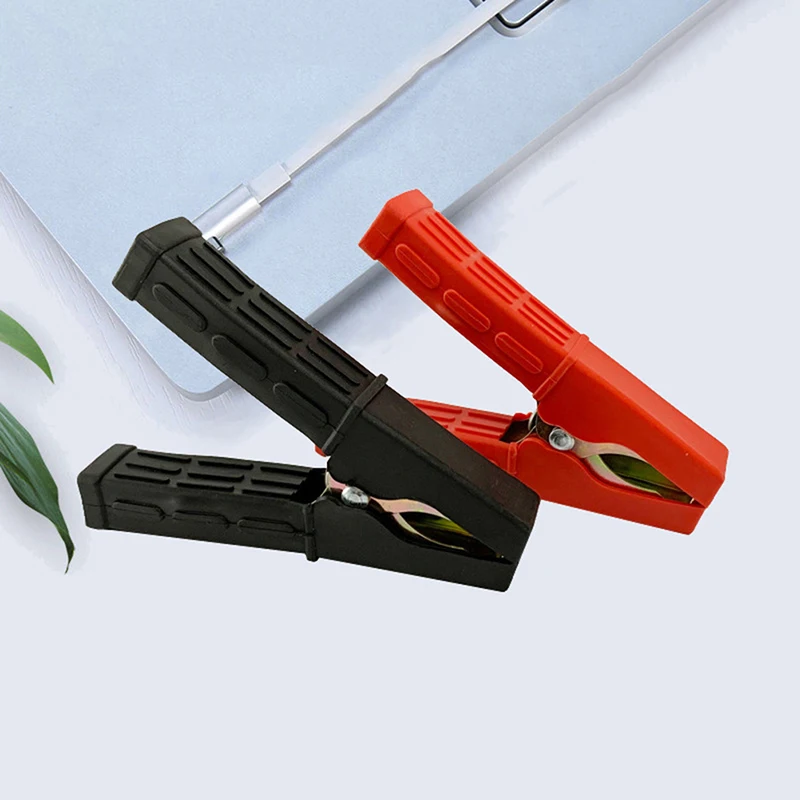 2pcs 200A Crocodile Alligator Clips Car Battery Insulated Clip Clamp Connector for Jumper Cables Boost