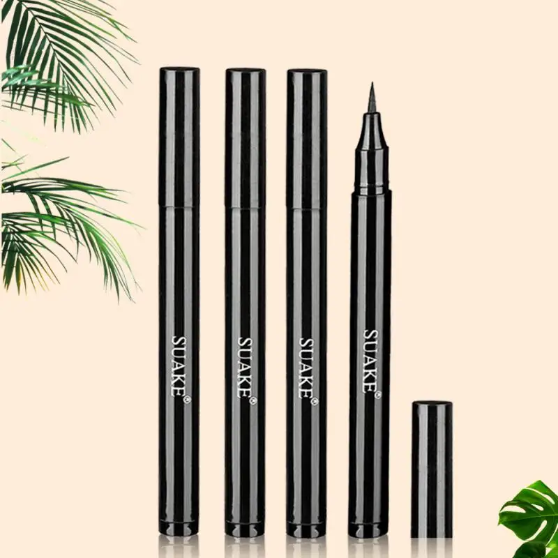 5/3/2/1PCS Black Waterproof Quick Eyeliner Liquid Long Lasting Anti-oil Eye Liner Pencil Natural Makeup Cosmetic Beauty Eyepen