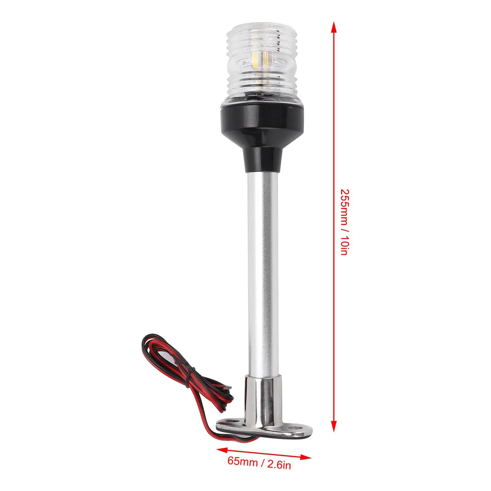 Boat Stern Light Stainless Steel Dc12V-24V 5W Navigation Light for pontoon And Fishing Boat for boats