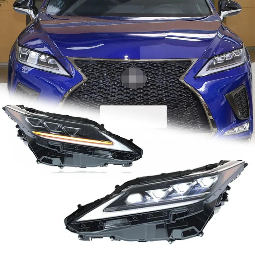 

Стайлинг светодиодных фар для LEXUS RX RX300 20-22, новый стиль, светодиодные DRL, автомобильные фары в сборе, аксессуары для сигнала, модифицированная лампа