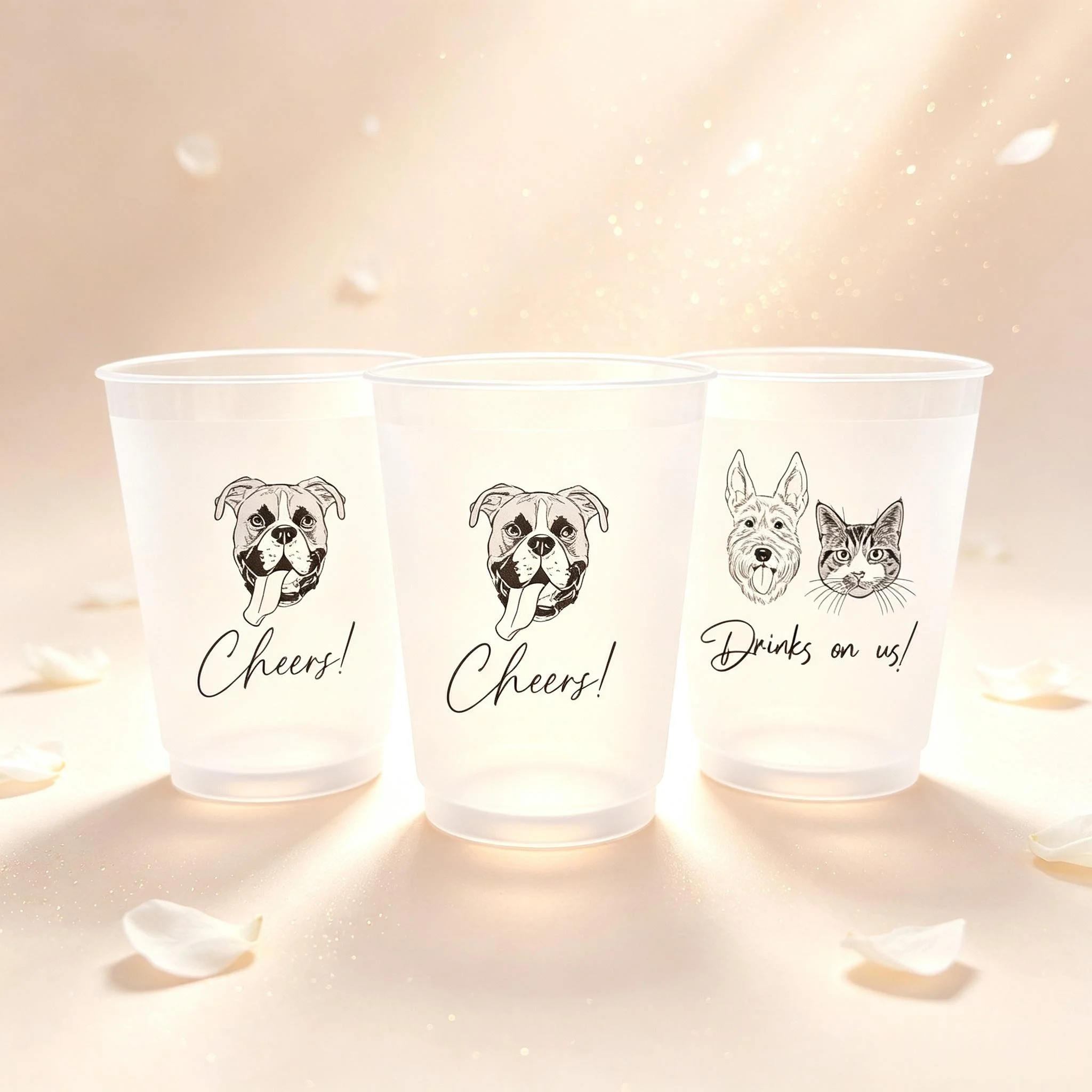 Personalized Beach Bachelorette Frosted Cups Bulk, Custom Bach Party Girls Trip Drinkware, Bride Tribe Poolside Lake Summer Birt