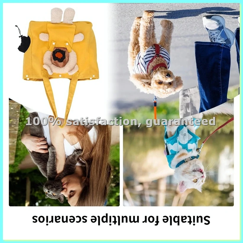 Cat Carrier Soft Shoulder Bag with Ventilation Hole Cat Travel Carrier Dog Carrying Bag for Puppy Kitten Pet Outdoor A-AD23