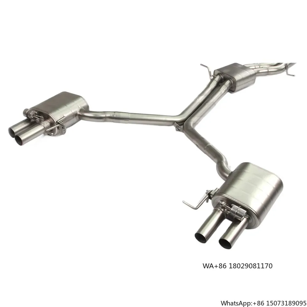 

Полный комплект высококачественной выхлопной системы Valvetronic Catback с глушителем для S4 S5 B9 3.0T 2019-2023