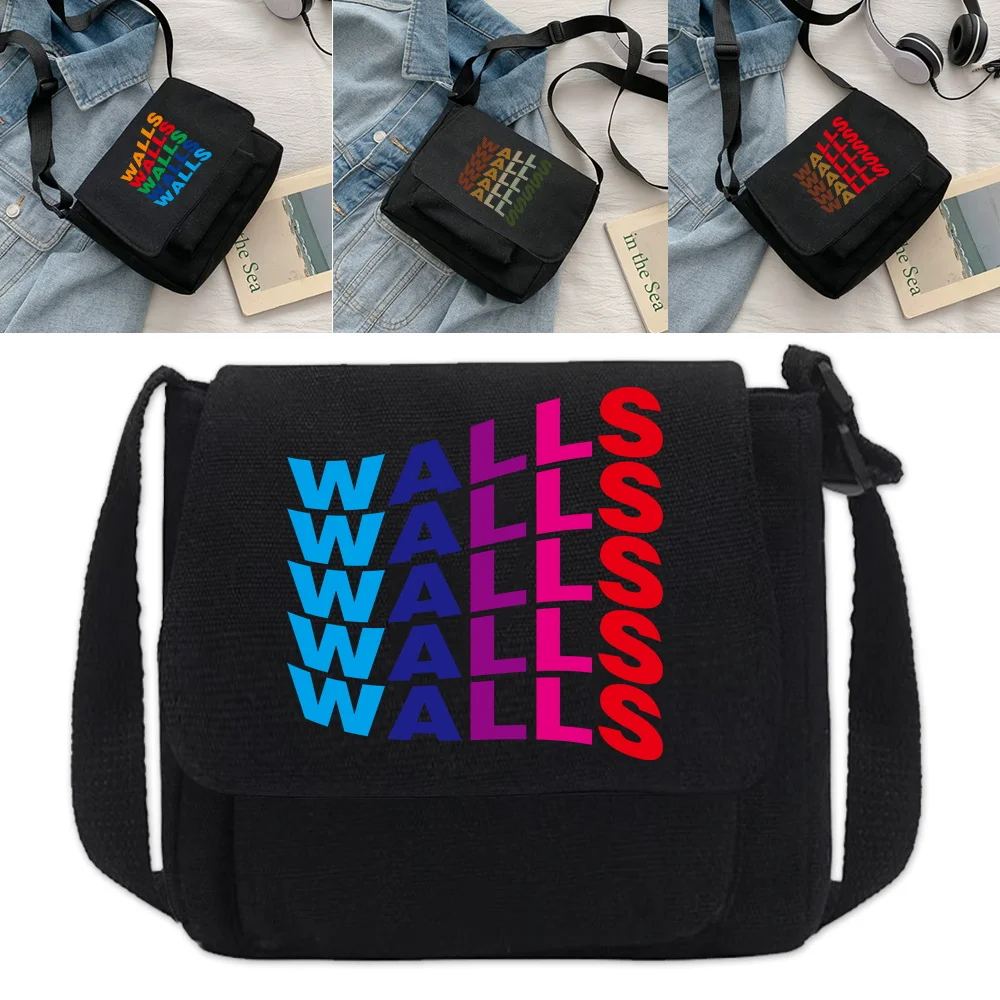 Women's Bags Crossbody Bag Casual Canvas Messenger Bags Simple  Postman Case Organizer Walls Pattern Series Simple Camera Bags