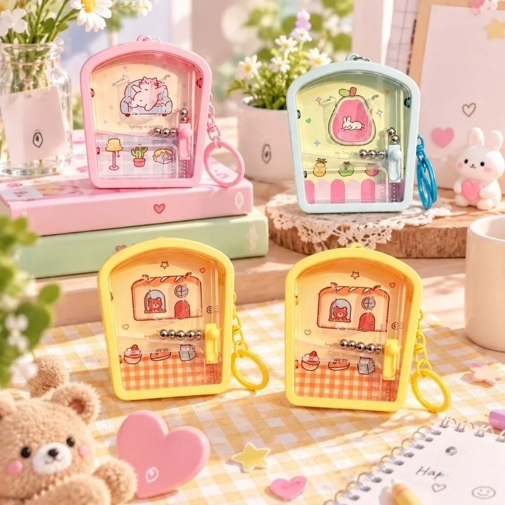 Cute Hanging Pendant Game Console Keychain Play Game Brain-boosting Key Ring Luminous Bag Charm Student