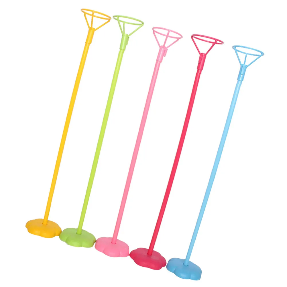 

5Pcs Table Balloon Stand Kit Balloon Holder Plastic Support Base for Birthday Wedding Party Festival Decorations