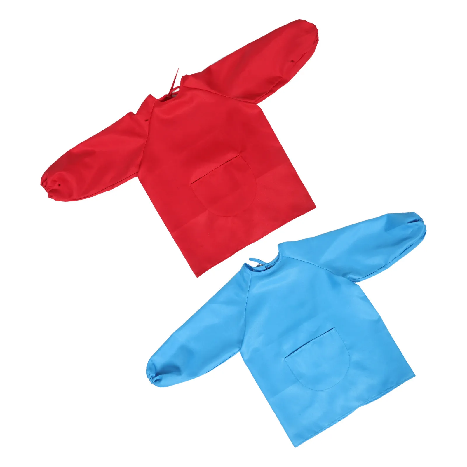 2Pcs Waterproof Kids Activity Aprons Long Sleeve Painting Cooking Baking Gardening Crafting Smocks for Toddlers Comfortable Easy
