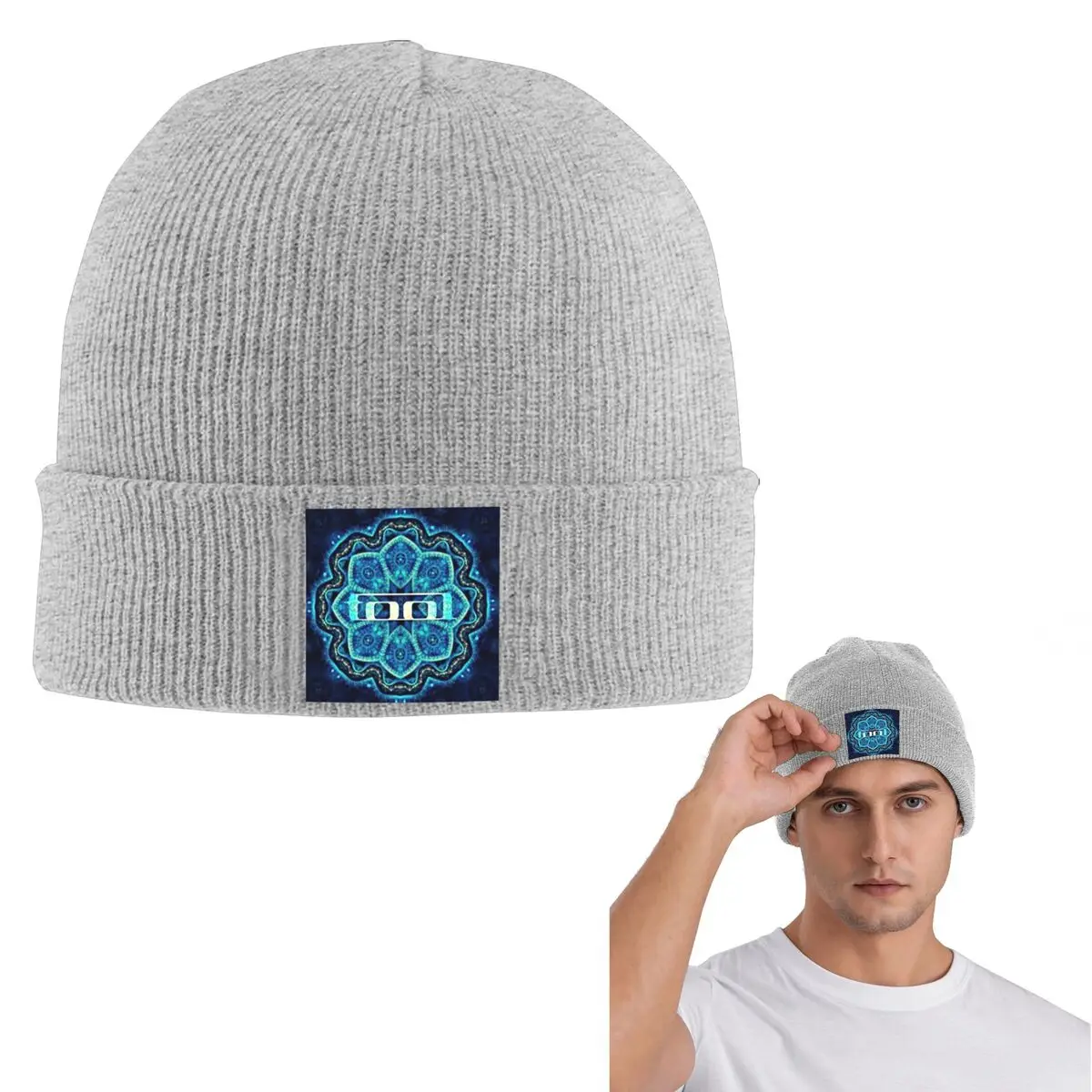 Tool Band Warm Knitted Cap Hip Hop Bonnet Hat Autumn Winter Outdoor Beanies Hats for Men Women Adult