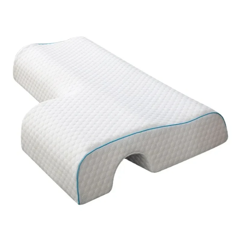 Couple Pillow Orthopedic Memory Foam Protect Cervical Vertebra Release Arm Pain Pressure Pillow for Side Sleeper