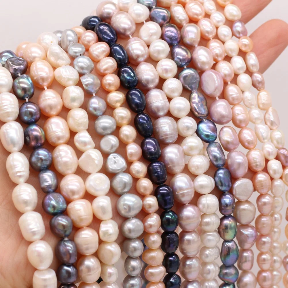 Natural Freshwater Baroque Pearl High Punch Loose Beads for Jewelry Making DIY Necklace Bracelet Accessories 36cm 14\