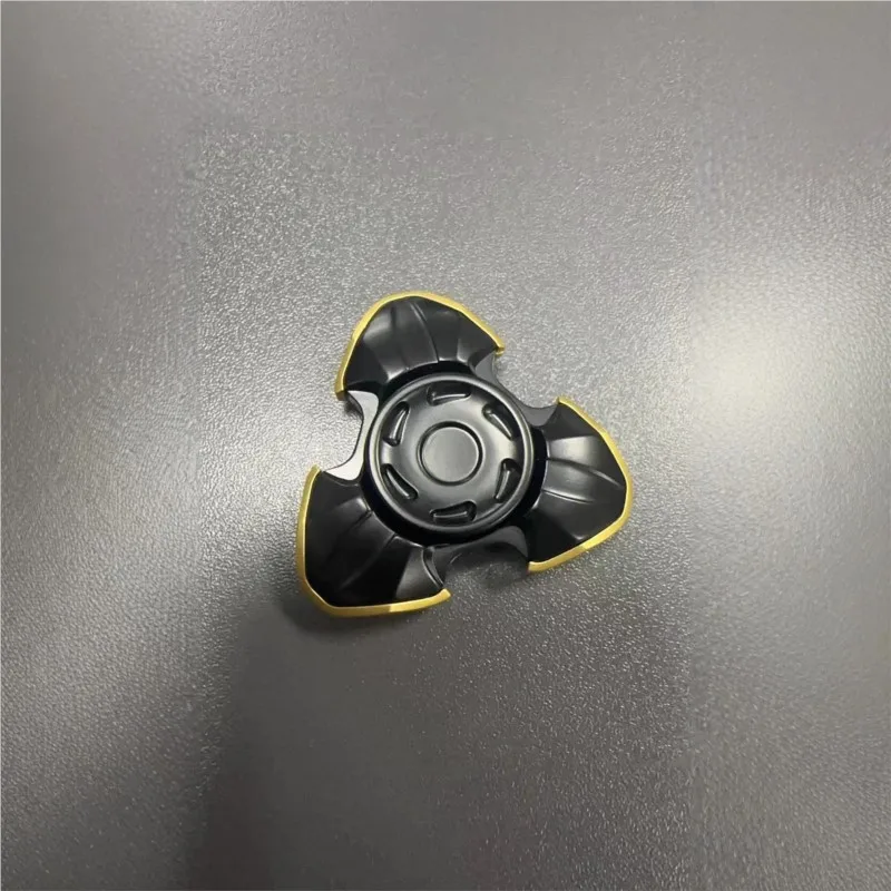 Cool Alloy Fidget Toy EDC Hand Spinner Fun Stress-relief Fingertip Gyro Toy ADHD Concentration Toy Office Relaxing Gadgets Gift