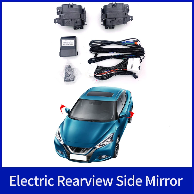 For Sylphy Bluebird 2014-2023 Auto Intelligent Automatic Car Electric Rearview Mirror Folding System Kit Modules