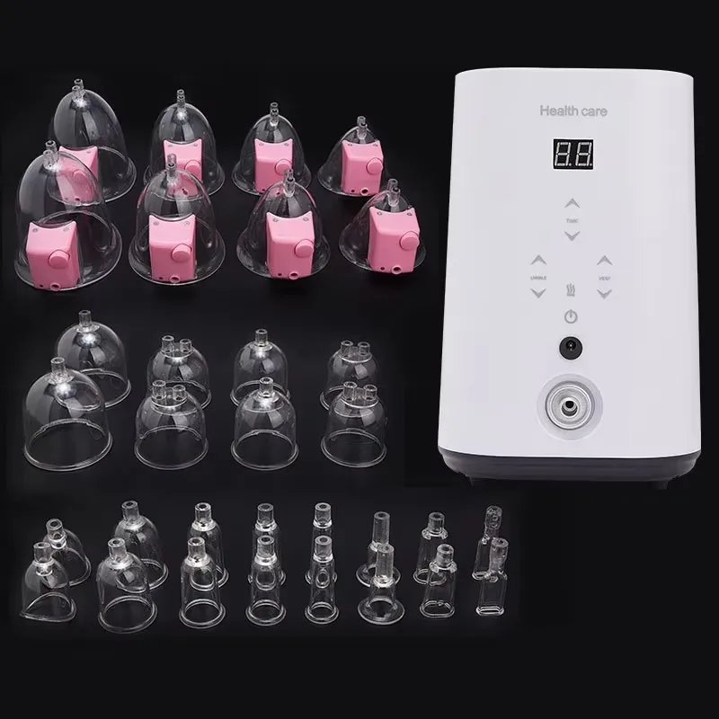 Multifunctional Vacuum Cupping Scraping Breast Enlargement Machine Pumps Heating Therapy Massager Butt Enhancer Buttock Lifting