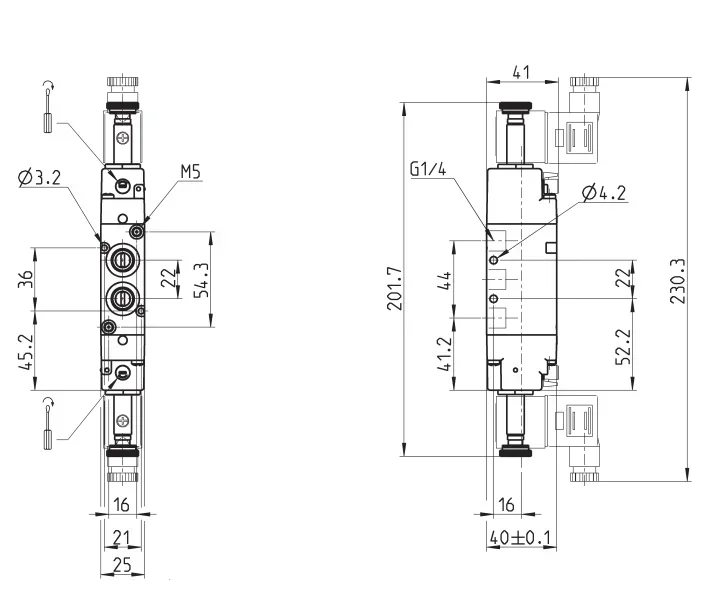 2025.4Customize Kang Maosheng CAMOZZI 364-011-02 Three-position Five-way Solenoid Valve Kang Maosheng 364-E11-02