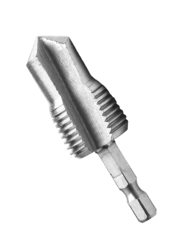 1/2pcs 3-in-1 Three-Blade Thread Drill Bit Tapping Drilling Expansion PVC Thread Maker Tool For PPR Hex 4/6 Point Pipe Repair