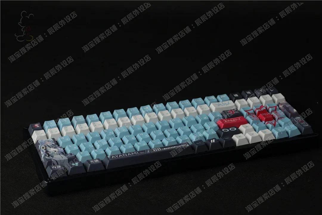 EVA Ayanami Rei Keycaps 108 Key Caps for Mechanical Keyboard xda