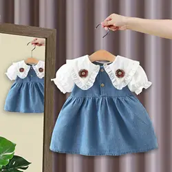 Summer New Baby Girls Dress Toddler Girl's Clothes 1 Year Baby's Birthday Party Dress for Infant Baby Clothing Vestidos