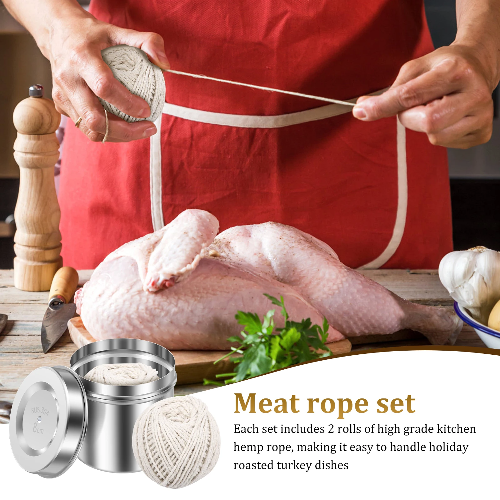 2 шт. хлопковых шпагатов: кухо – обзор и цена Kitchen Baking Twine