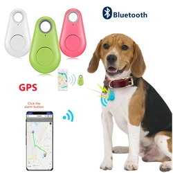 1PC Anti-Lost Waterproof Bluetooth Tracker Pets Smart Mini GPS Tracker Wallet Bag Kids Finder For Dog Cat Key Trackers Equipment