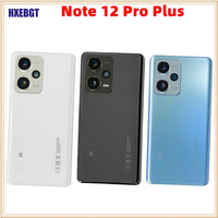 For Xiaomi Redmi Note 12 Pro Plus 5G Back Housing Battery Rear Cover Note 12 Pro+ Back Glass Lid Chassis Door Camera Lens Parts