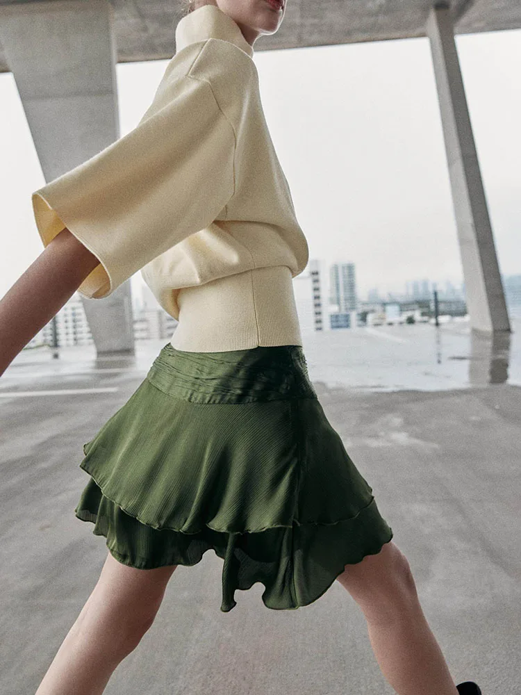 

High-End Spring Collection Cake Skirt Layered Decorations New Arrival Women's Ethnic Wear Stage Costume Traditional Chin...