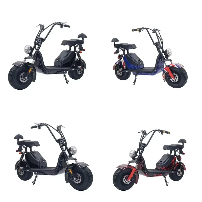 STROVAN 1000W 48V New Model X17 With Removable Portable Battery 8.8AH Small Flexible Electric Scooter Citycoco Adult