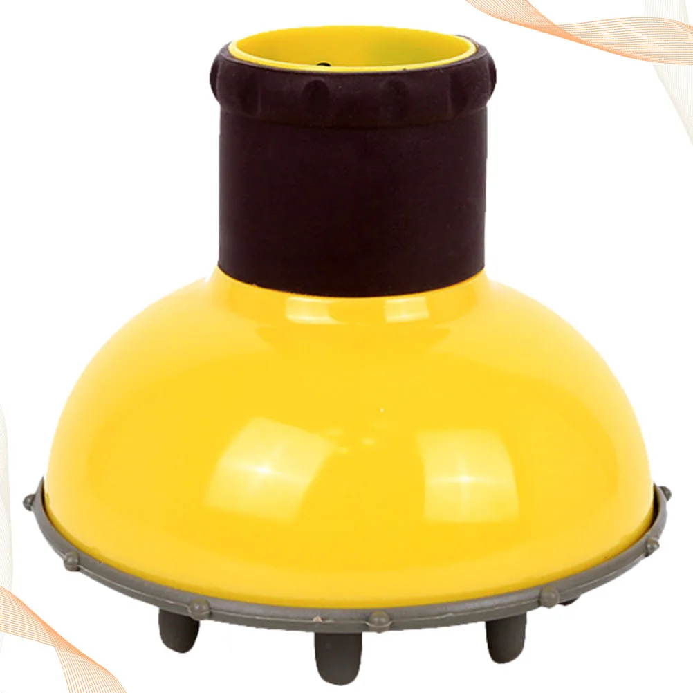 أداة مجفف الشعر العالمية القابلة للدوران الحراري، أداة تصفيف بلاستيكية مقاومة للاستخدام المنزلي في الصالونات باللون الأصفر