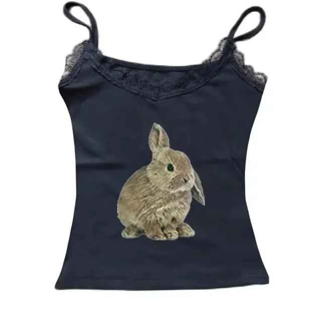 Strap Top with Non Removable Straps Short Cute No Padding Camisole Short Length Summer Wear as Inner Top Summer Camisole