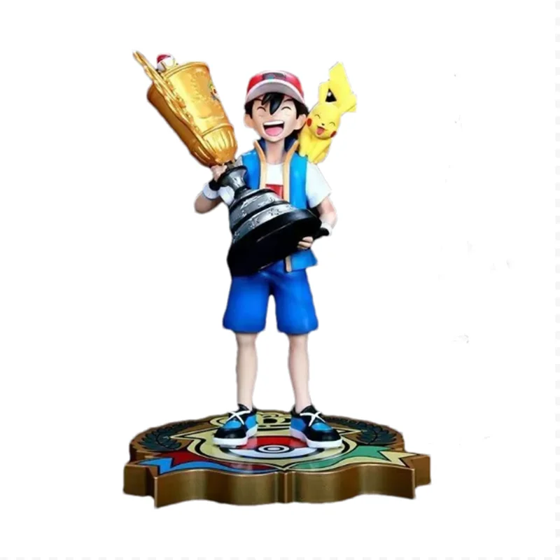 new-28cm-pokemon-pikachu-champion-grey-tomato-model-cartoon-characters-are-presented-around-pvc-collection-model-desktop-ornamen