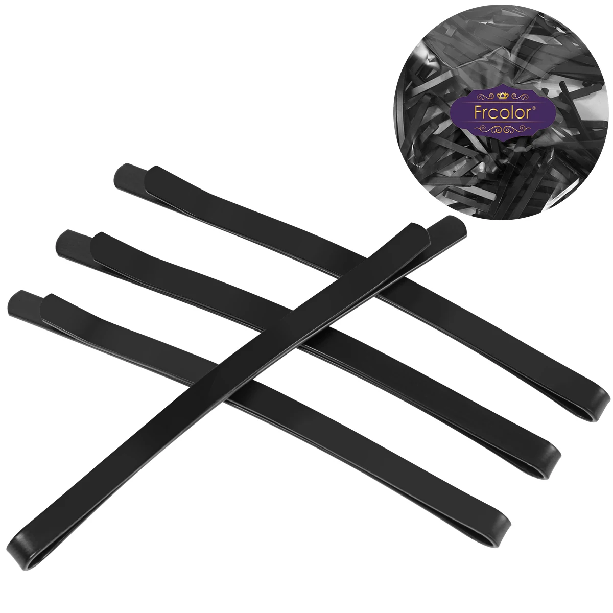 

Black Hair Clips Metal Hairpins Accessories Women Bobby Pins Barrettes Durable Reusable Stylish Hair Care Tools Travel Friendly