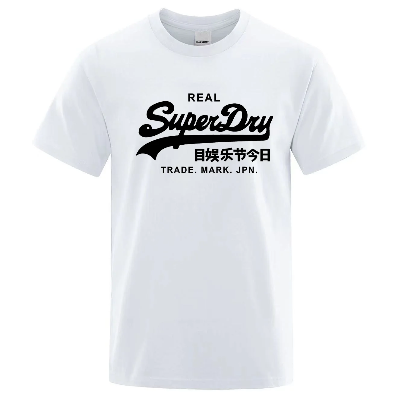 UK Superdry Ultimate Dry Men\'s 100_ Cotton Comfortable and Breathable Leisure Fashion T-shirt Outdoor Men\'s Street Clothing