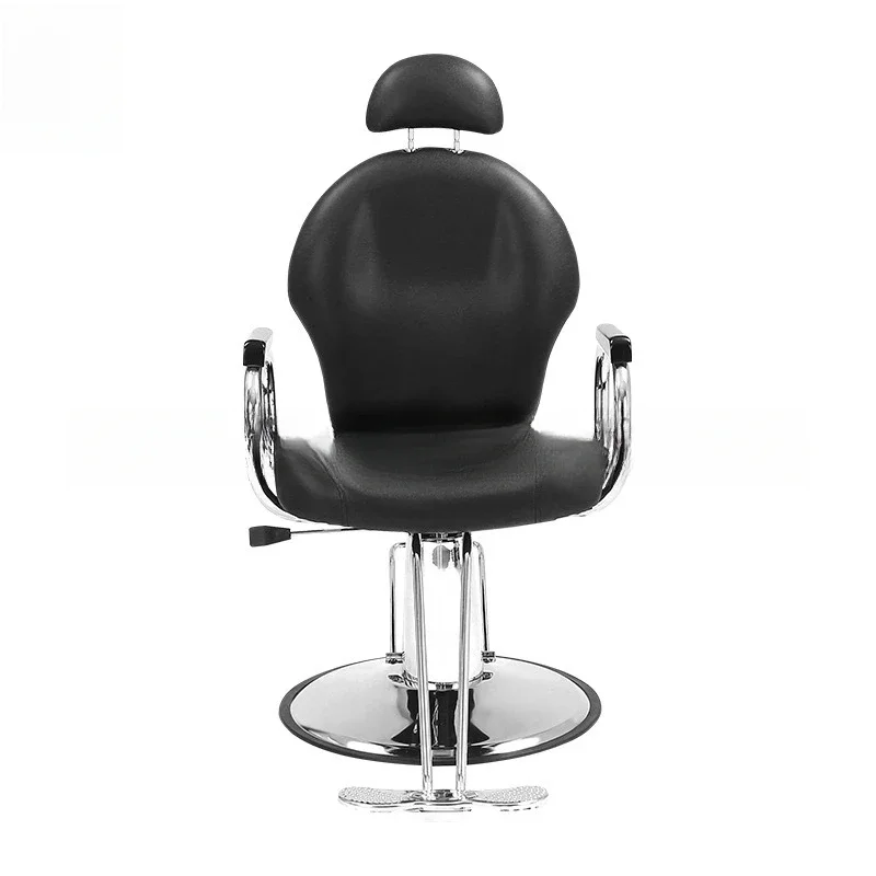 Barber salon chair, electroplated armrest, hydraulic salon chair, barber shop haircut chair