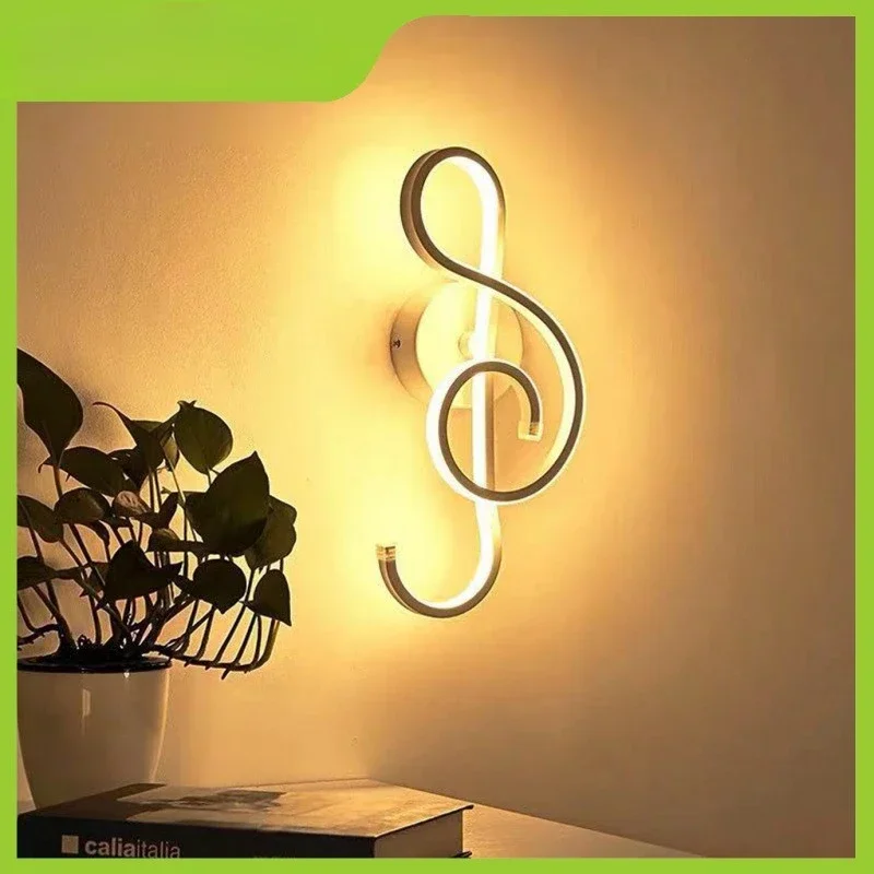 

Nordic Modern Minimalist and Creative Living Room, Bedroom, Eye Protection, Fashionable LED Wall Light